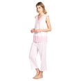 thumbnail image 2 of Casual Nights Women's Printed Sleeveless Top & Capri Pajama Set, 2 of 2