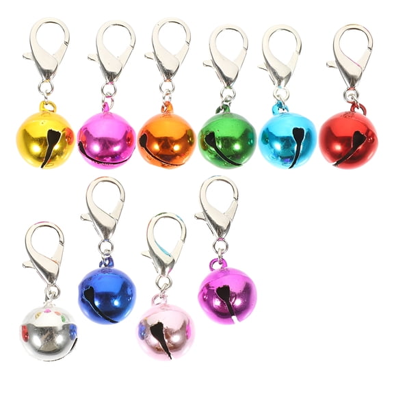 GASTROPOD Pet Collar Bell Crafted Bells Cat Dog Metal for Puppies Collars the Small 10 Pcs
