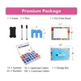thumbnail image 6 of LATA 268 Pcs Magnetic Letters and Numbers for Kids, EVA Alphabet Magnets Kit, Red and Blue, 6 of 6