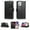Black, variant on For Apple iPhone 15 (6.1") Leather Zipper Wallet Case 9 Credit Card Slots Cash Money Pocket Clutch Pouch Stand & Strap Cover ,Xpm Phone Case [ Lavender ]