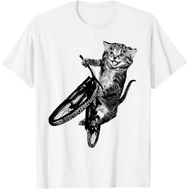 Camiseta divertida con gráfico de meme sobre ruedas