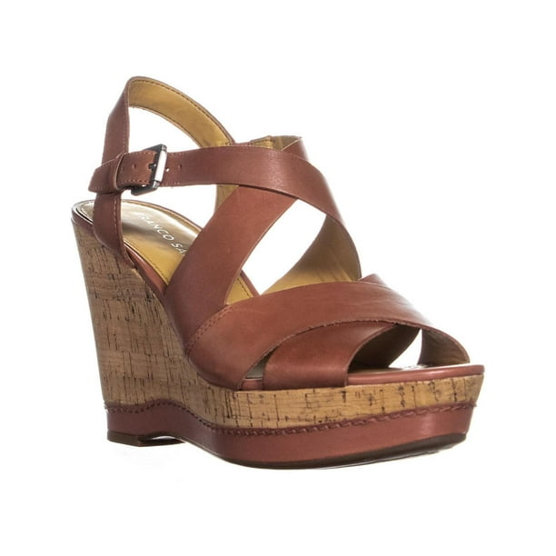 franco sarto peep toe wedge