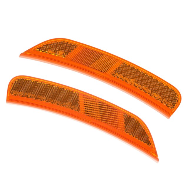 2x Kits de luces de luces de posición lateral para parachoques delantero izquierdo y derecho, accesorios profesionales para señal de giro duraderos, Macarena luz de marcador lateral