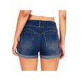 thumbnail image 2 of SAYOO Pantalones cortos de mezclilla de verano para mujer, pantalones cortos de mezclilla enrollables de cintura media de color sólido con bolsillos para niñas, S / M / L / XL / XXL / XXXL SAYOO  Moda, 2 of 3