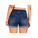 thumbnail image 2 of VISgogo Pantalones cortos de mezclilla de verano para mujer, pantalones cortos de mezclilla enrollables de cintura media de color sólido con bolsillos para niñas, S / M / L / XL / XXL / XXXL VISgogo  moda, 2 of 3