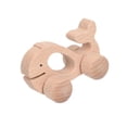 thumbnail image 2 of Juguetes de madera para bebés Hugo Montessori educativos fuerza de agarre ballena, 2 of 10
