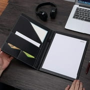 Padfolio Portfolio Leather Binder Business Card Holder Document Organizer TY14