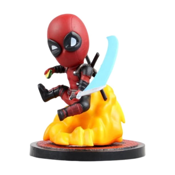 Kit de muñecos pequeños coleccionables de Deadpool,adornos,modelo de muñeco ABS,decoración,juguete para niños,regalo