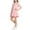 A167 Pink, variant on Xdegoge Girls Sailor Style Dress with Collar and Hem Trim Long Sleeve Dress for School and Events