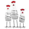 thumbnail image 1 of Amosfun 3 Piezas Figuras de Pollo de Madera Fiesta del día de Pascua Decoración de Mesa y alféizar de Ventana Figuras de Gallo de 7 a 8,66 Pulgadas, 1 of 5