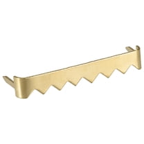 Framer Supply Nailless Sawtooth Picture Hanger – Brass Finish, 2” Long x 5/16” Wide, 100 Pack