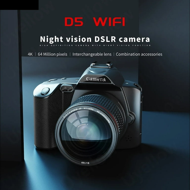 Night Vision DSLR Camera 4K Professional Camcorder Digital HD