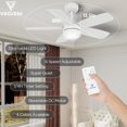 thumbnail image 3 of Ventilador de techo Vagizm 91 cm con luz y control remoto, 3 of 6