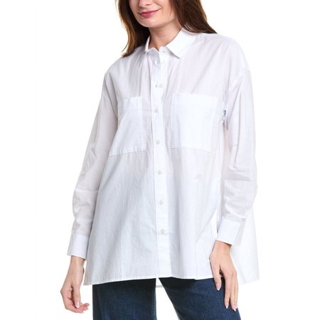 Madewell womens Oversized Shirt, m, White