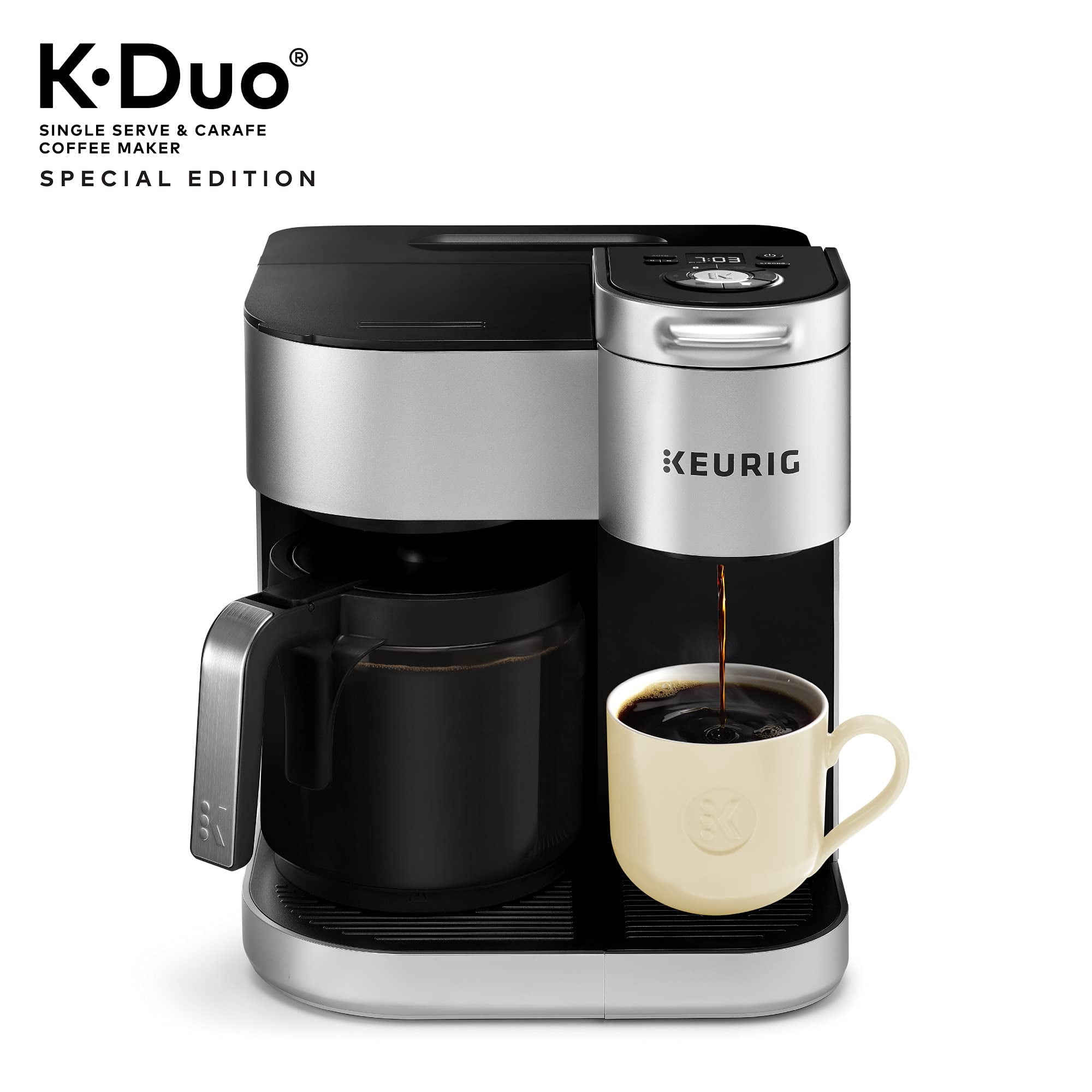 K cup and clearance carafe coffee maker