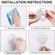 thumbnail image 4 of Juego de 4 ganchos con ventosa para pared de baño, soporte para toallas, ganchos con ventosa, utensilios de cocina, ducha, ventana, azulejo de vidrio, llave, abrigo, paño de cocina, 4 of 4