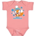 thumbnail image 3 of Inktastic Happy Hanukkah with Fox and Snowflakes Boys or Girls Baby Bodysuit, 3 of 5