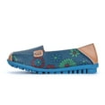 thumbnail image 2 of Tawop Women Shoes Fashion Women Ankle Strap Summer Printing Slip-On Flats Shose Blue Size 7.5, 2 of 9