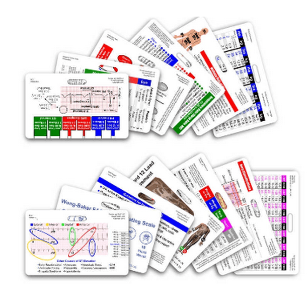 Download Complete EMS Paramedic Set Badge Cards - 13 cards - Connect directly to your badge reel ...