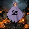 thumbnail image 6 of LILIYA Ages 3-12 Halloween Cloak Cape, Hooded Poncho for Fall Event, Cute Festive Motif, Cozy Durable Fabric, Everyday Holiday Outfit, 6 of 8