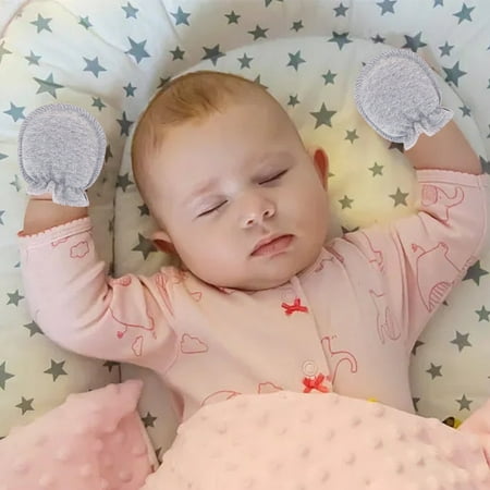 

Work Gloves Baby Gloves Anti Scratching Face Pure Cotton 0 3 6 Months Can Anti Eating Hand