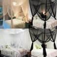 thumbnail image 4 of 4 Corner Post Bed Canopy Curtains, Novobey Bedding Curtain Princess Mosquito Net for Full/Queen/King Size Bed, 4 of 5
