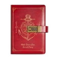 thumbnail image 2 of Password Lock Notebook Under $5! Kadlawus Lockable Password Journal Notebook, B6 Size Leather Cover Diary with Lock, Personal Secret Notebook for Writing, Secure Notebook forstudents, 2 of 3