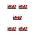 thumbnail image 2 of Maytalsory Red 5D Diamonds Painting Poppies Flower Kit High Resolution Patterns Looks More Three-dimensional 50*100cm 5Set, 2 of 6