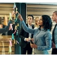 thumbnail image 3 of Lined Sticky Notes, 4 x 6, 6 Pack, 300 Sheets (50/Pad), Self Stick Notes with Lines, 6 Bright Assorted Colors, by Better, 3 of 5