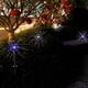 thumbnail image 4 of Guirnalda de luces de diente de león con enchufe solar para fuegos artificiales, luces decorativas navideñas impermeables para exteriores, 4 of 5