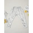 thumbnail image 3 of iiniim Girls Boys Glitter Sequins Hip Hop Jazz Street Modern Solo Dance Harem Pants Sweatpants Performance Trousers, 3 of 7