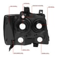 thumbnail image 3 of DNA Motoring For 07-14 Chevy Tahoe Suburban Avalanche Smoked Clear Corner Headlight Lamps Pair, 3 of 6