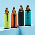 thumbnail image 4 of RYLZX 4 Pack Neoprene Water Bottle Sleeves Insulators Beverage Bottle Can Sleeves Covers 16 17 18 oz Beer Bottle Sleeves Coolers Holder Non-slip Neoprene Bottle Coolier Sleeves, 4 of 6