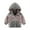 Gray, variant on LYMAYTER Kids Unisex Fleece Jacket Boys Girls Hooded Thicken Outerwear Toddler Long Sleeve Warm Coat for 9 Months-7 Years
