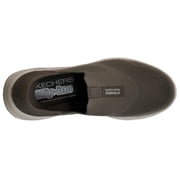 Skechers Slip on Shoes for Men Slip-Ins Go Walk 6 Breathable Mesh Upper Molded Heel Lightweight Athletic Shoes Air Cooled Cushion Density Outsole