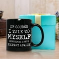 thumbnail image 2 of Coffee Mug Gifts for Men Boss Day Gifts For Him Boss Gifts For Male Female Birthday Christmas Presents For Coworker Friend Husband Boyfriends 11oz Take To Myself Black Coffee Mug Gift With Keychain, 2 of 6