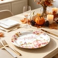 thumbnail image 5 of Tuvgenk Fall Pumpkin Paper Plates 16-Pack 9 inch Disposable Dinnerware for Thanksgiving and Autumn Parties, 5 of 6