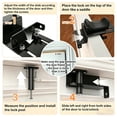 thumbnail image 3 of Molucky Child Proof Door Top Locks -Top Door Lock for Kids Safety Made of Sturdy Metal | Adjustable Lock Child Safety Top Lock-1PACK, 3 of 5