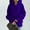 Purple, variant on Aloohaidyvio Jackets Plus Size,Womens Hoodie Zipper Long Coat Solid Color Pockets Long Sleeve Sweatshirts Tops