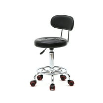 Zimtown Swivel Bar Stool Adjustable Spa Backrest Chair Black