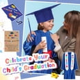 thumbnail image 3 of Kindergarten Graduation 2026 Cap And Gown Set Silk Finish Graduation Outfit With Tassel And Keepsake Gift Kit Commemorative Ceremony Attire Photo Props School Celebration Outfit For Graduation Memory, 3 of 6