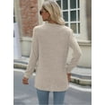 thumbnail image 4 of Cuteduck Long Sleeve T-Shirt for Women Loose Casual Pullovers Tops with Pockets, 4 of 6