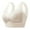 Beige_D, variant on Sports Bras for Women Plus Size Embroidered Comfortable Breathable Padded Bralettes Halter Bra Tshirt Bra Underwear 46