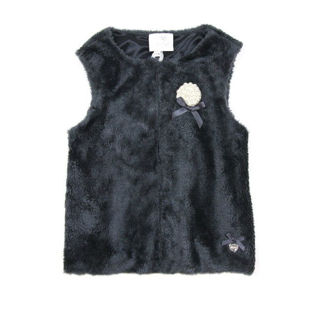 Le Chic Girl's Sherpa Fleece Vest, Sizes 3-14 - 5/110