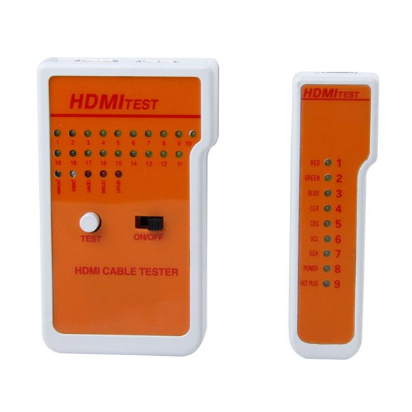 Optimal Shop HDMI High Definition Cable Tester Tool Portable 9 LED Indicators T0708 T15