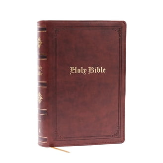 KJV Holy Bible: Personal Size Giant Print, Black Leathersoft, Red