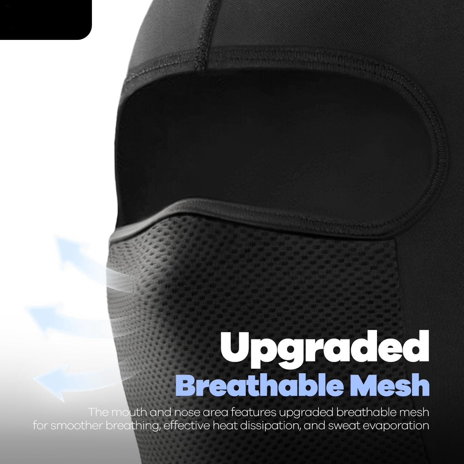 Balaclava Cycling Face Mask  Summer Ice Silk Mesh Sun Protection Ski For Men Women