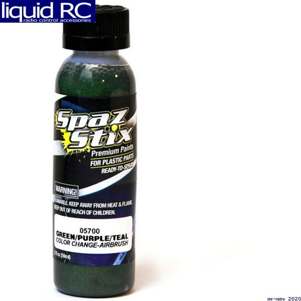 Spaz Stix 05700 Color Change Airbrush Ready Paint Green Purple Teal 2oz Bottle Com - Spaz Stix Color Changing Paint Spaz Stix 05700 Color Change Airbrush Ready Paint Green Purple Teal 2oz Bottle Com - Spaz Stix Color Changing Paint