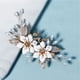 thumbnail image 2 of 1 unid boda bridal horquilla tocado adorno de pelo decoración del cabello (dorado), 2 of 4