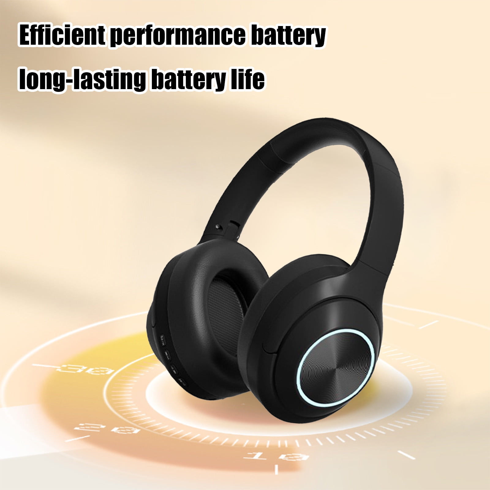 Bluetooth Earphone, Head Mounted Wired And Wireless Double Mode Foldable Soft Headband Low Latency High Battery 5.3 Sports Gaming Bluetooth Headphones Earphones